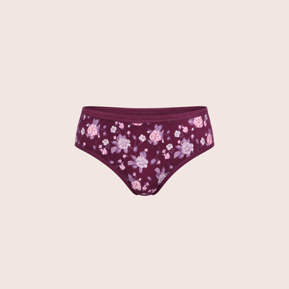 Munns & Mars Womens Cotton Printed Mid Waist Hipster Panty