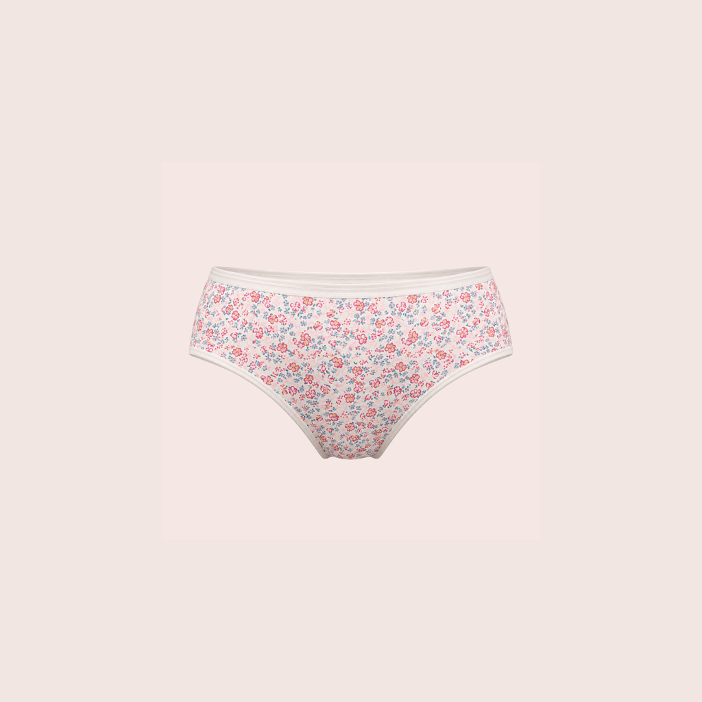 Munns & Mars Lingeries Set- T-shirt Bra & Mid Waist Hipster Panty with Outer Elastic