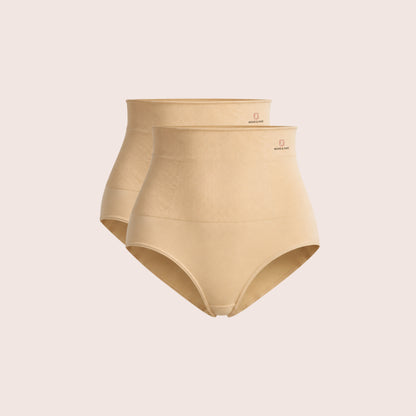 Munns & Mars Womens Tummy Tucker Panty Shapewear - Pack of 2