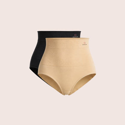 Munns & Mars Womens Tummy Tucker Panty Shapewear - Pack of 2
