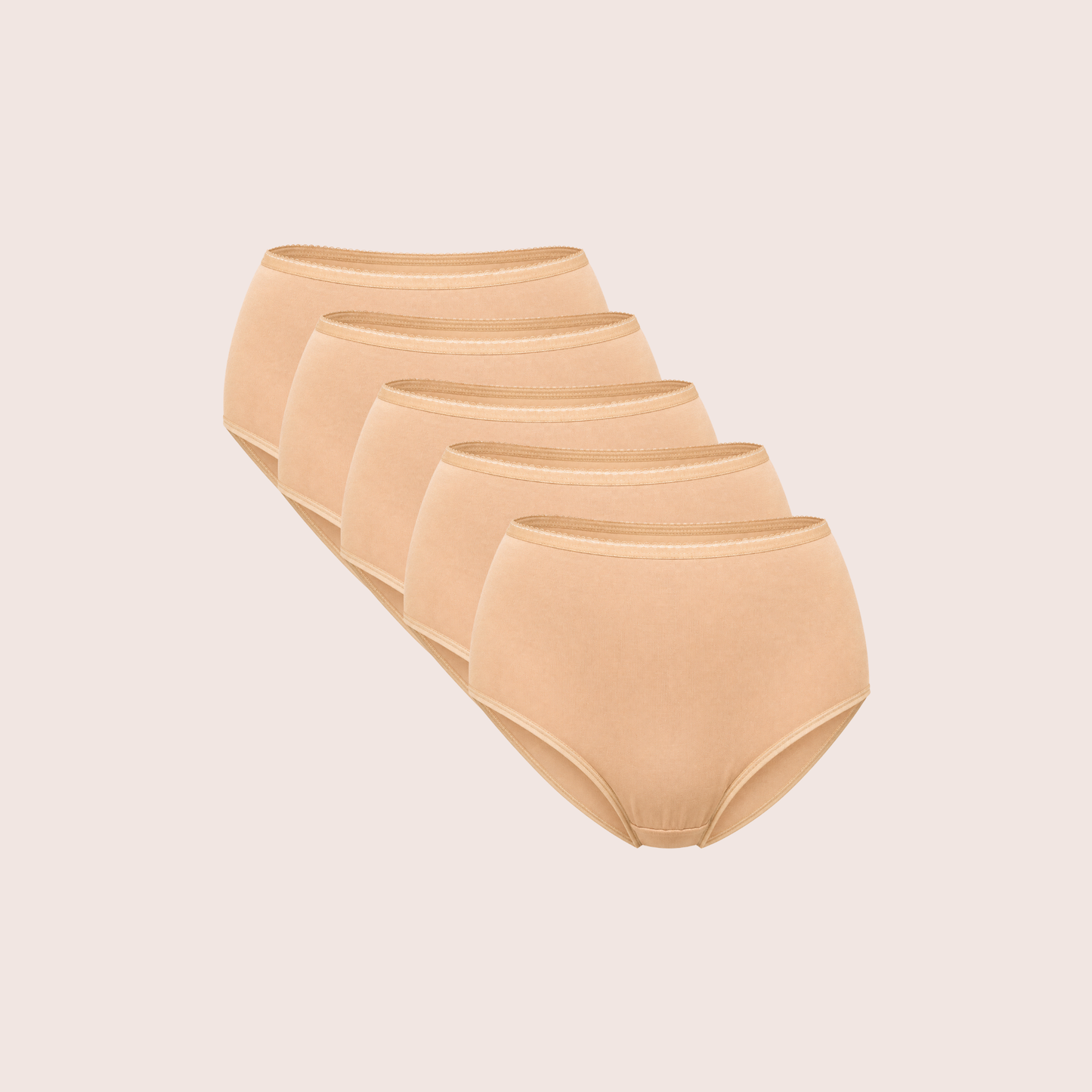Munns & Mars Cotton Full coverage Hipster Panty - Pack 5