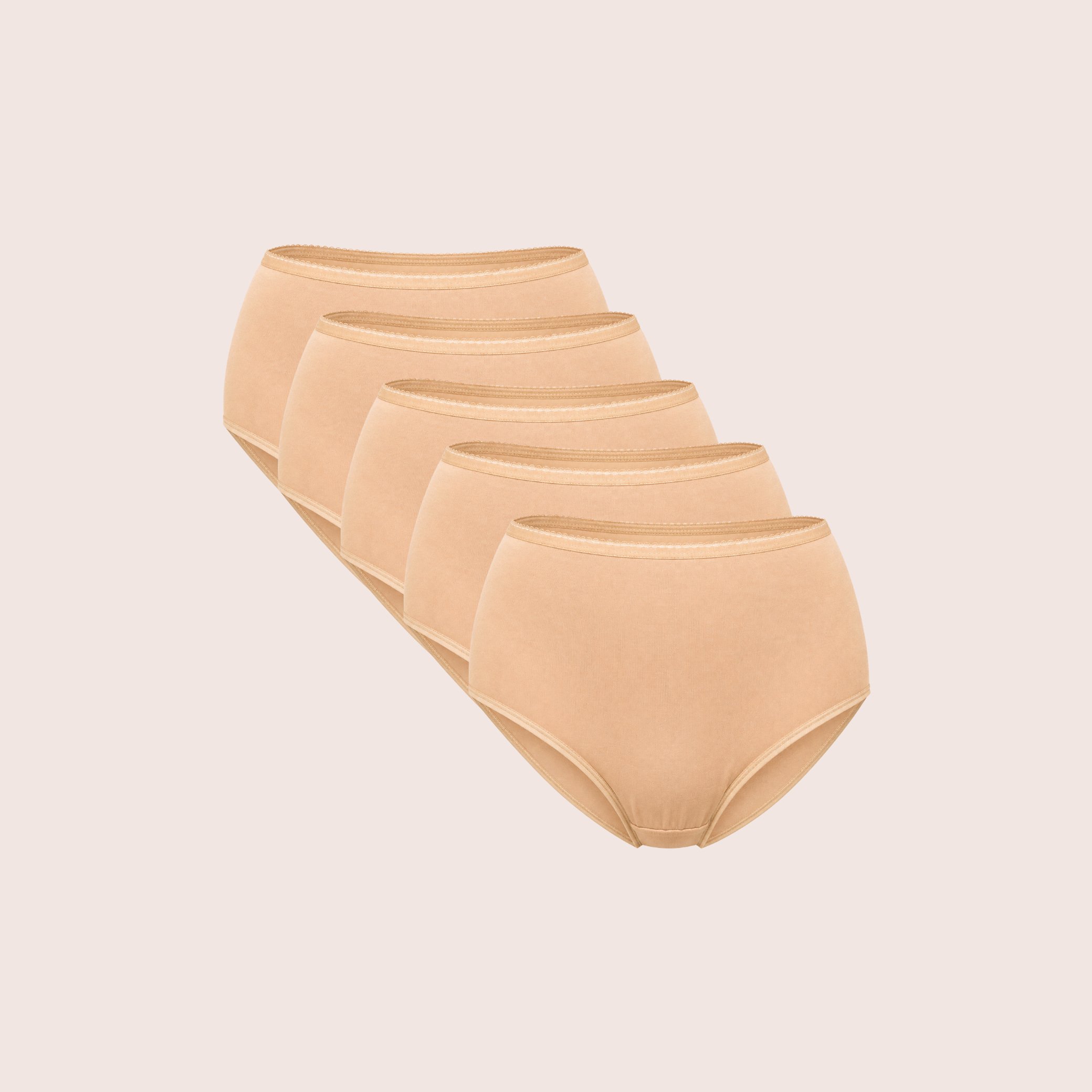 Munns & Mars Cotton Full coverage Hipster Panty - Pack 5
