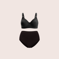 Munns & Mars Lingeries Set- T-shirt Bra & Full Coverage Panty