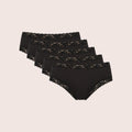 High Waist Bikini (With Lace) - Pack of 5