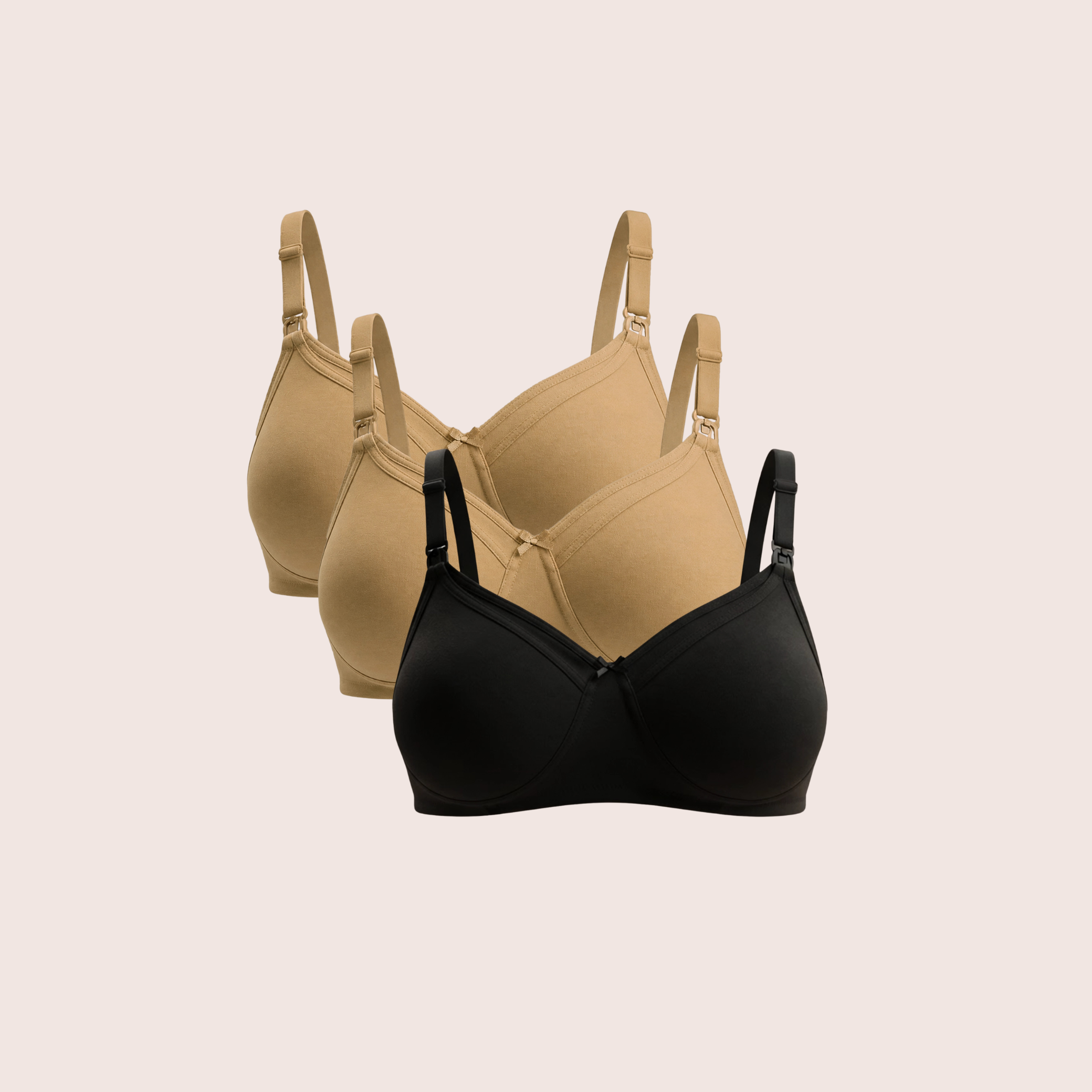 Munns & Mars Pack of 3 Womens Maternity Bra