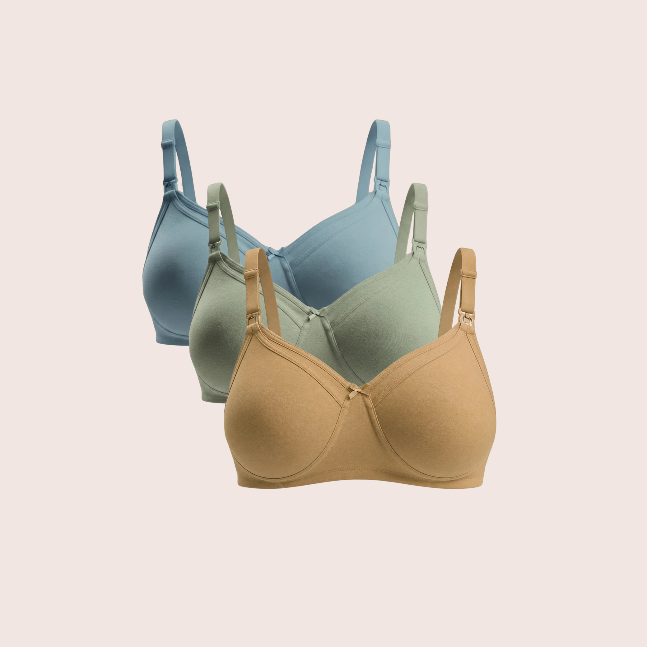 Munns & Mars Pack of 3 Womens Maternity Bra