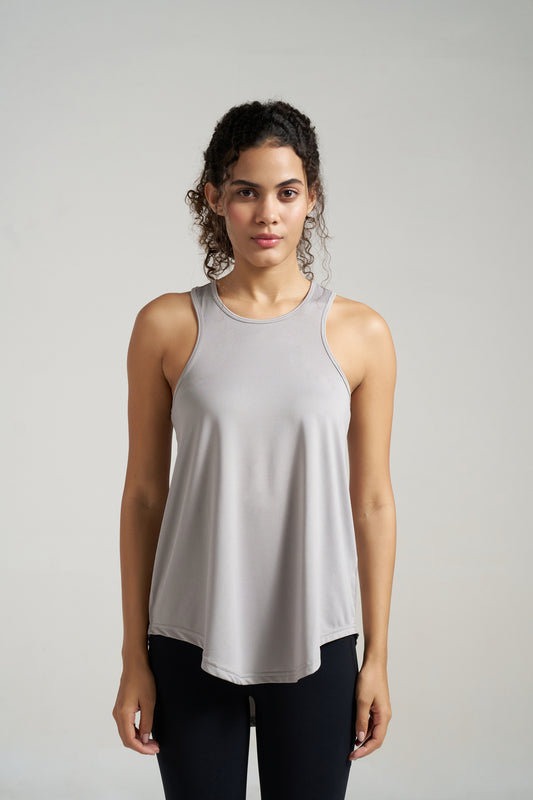 Munns & Mars Racerback Tank Top - Grey