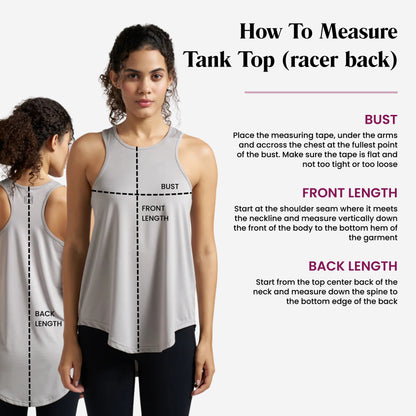 Munns & Mars Racerback Tank Top - Grey