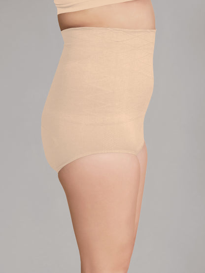 Munns & Mars Trendy Tummy Tucker Brief Combo - Beige/Black