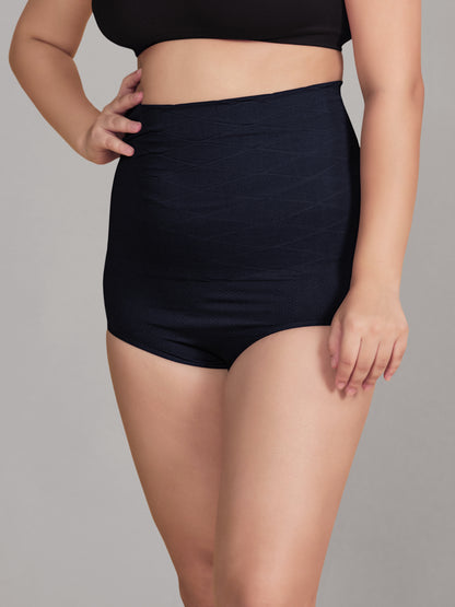 Munns & Mars Trendy Tummy Tucker Brief Combo - Black/White