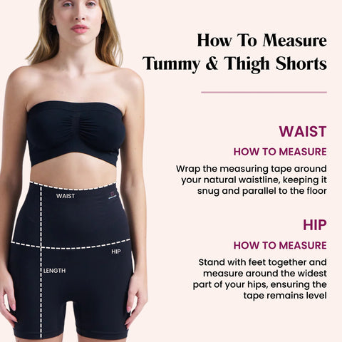 Munns & Mars Tummy and Thigh Shorts - Black