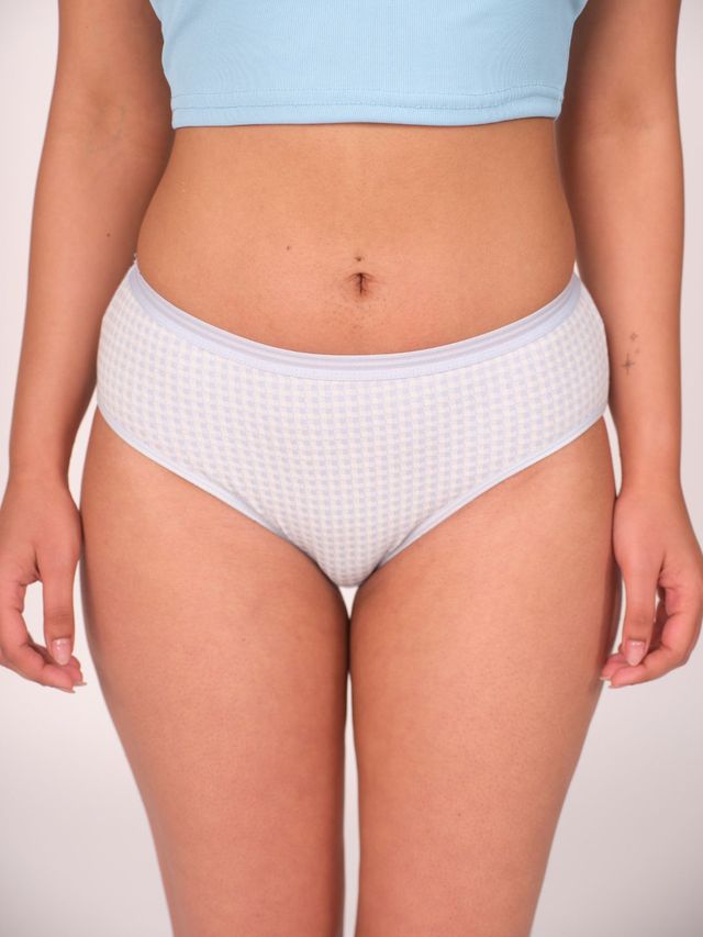 Munns & Mars Womens Cotton Printed Mid Waist Hipster Panty Pack of 3