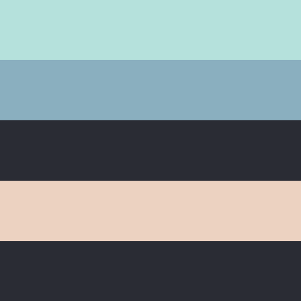 Seamless Bonded Hipster Panty - Turquoise, Lily, Black, Beige & Black