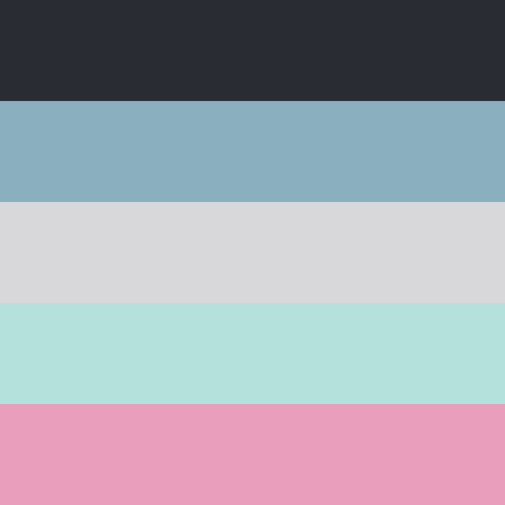 Seamless Bonded Hipster Panty - Black, Lily Mongolia, Grey, Turquoise & Mauve