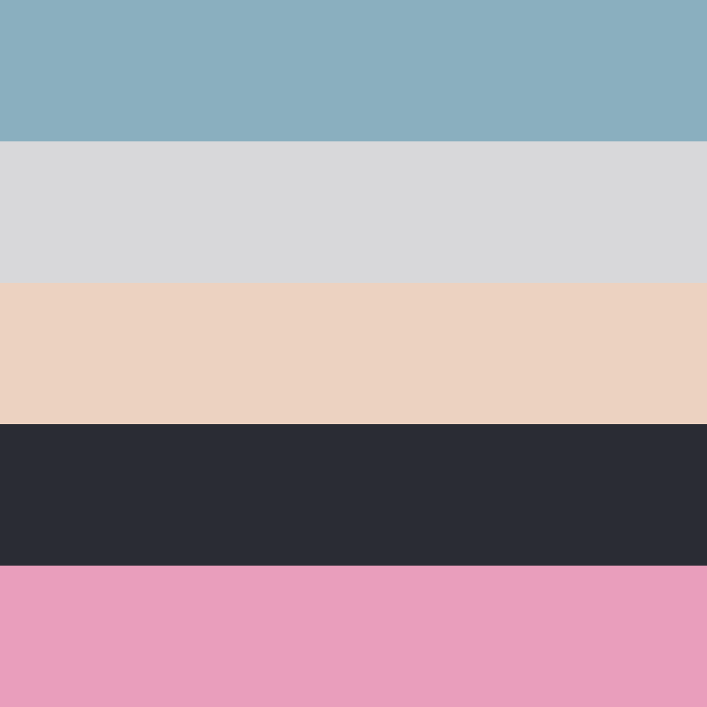 Seamless Bonded Hipster Panty - Black, Lily Mongolia, Grey, Turquoise & Mauve