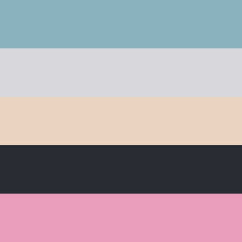 Seamless Bonded Hipster Panty - Black, Lily Mongolia, Grey, Turquoise & Mauve