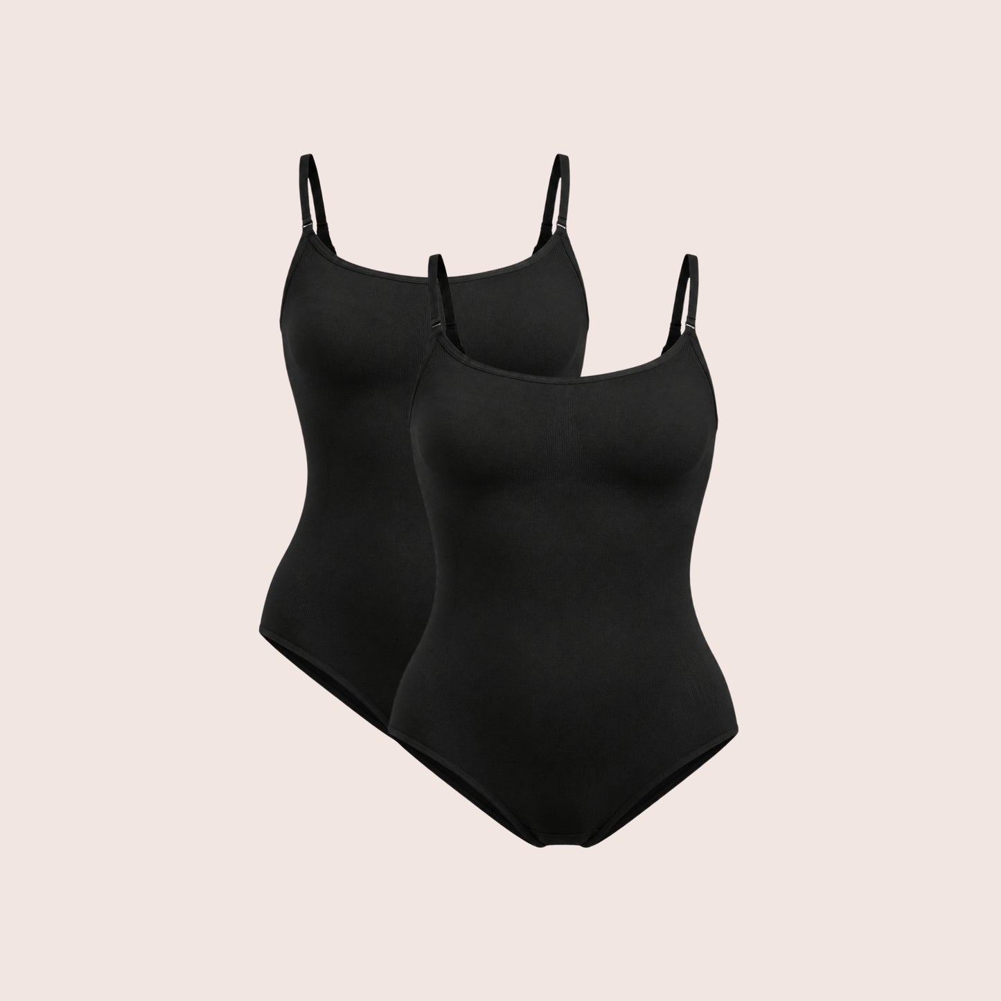Munns & Mars Womens Seamless Bodysuit Shapewear - Pack of 2