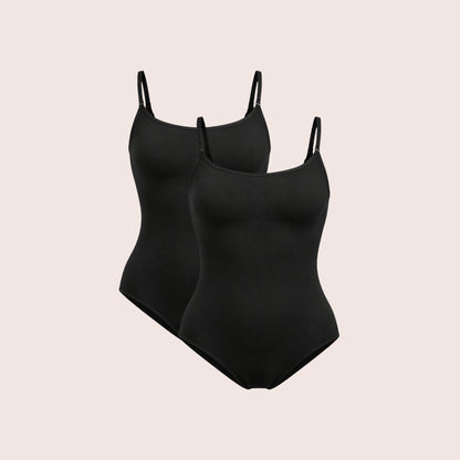 Munns & Mars Womens Seamless Bodysuit Shapewear - Pack of 2