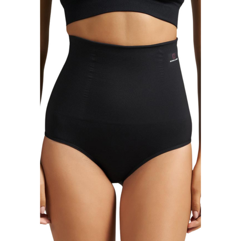 Munns & Mars Bundle of Seamless Non-Padded Tube Bra-Beige And Tummy Tucking Panty-Black