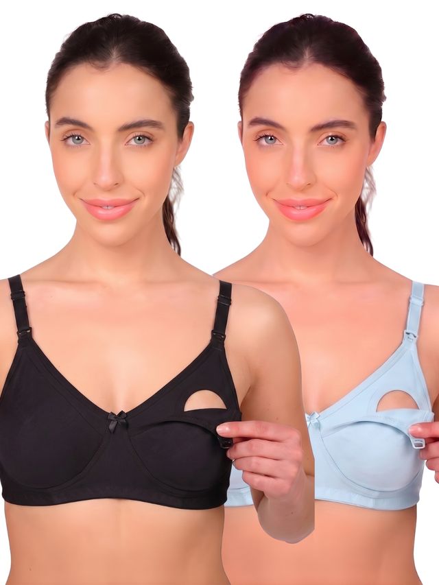 Munns & Mars Pack of 2 Women's Maternity Bra
