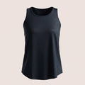 Munns & Mars Womens Activewear Boxpleated Tank Top for Women