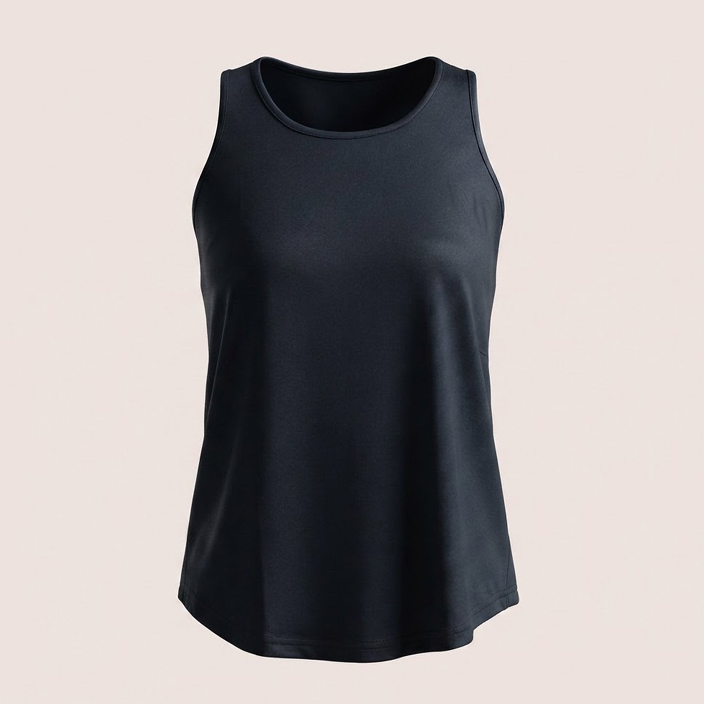 Munns & Mars Womens Activewear Boxpleated Tank Top for Women