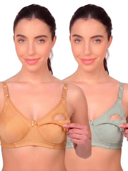 Munns & Mars Pack of 2 Women's Maternity Bra