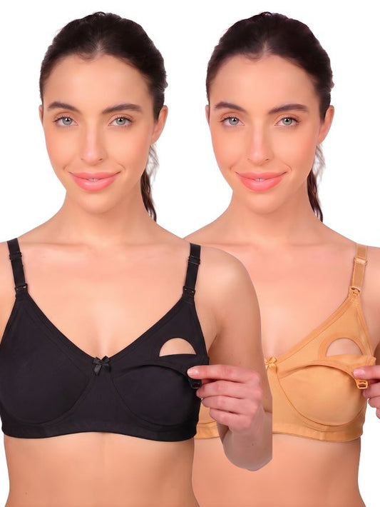 Munns & Mars Pack of 2 Women's Maternity Bra