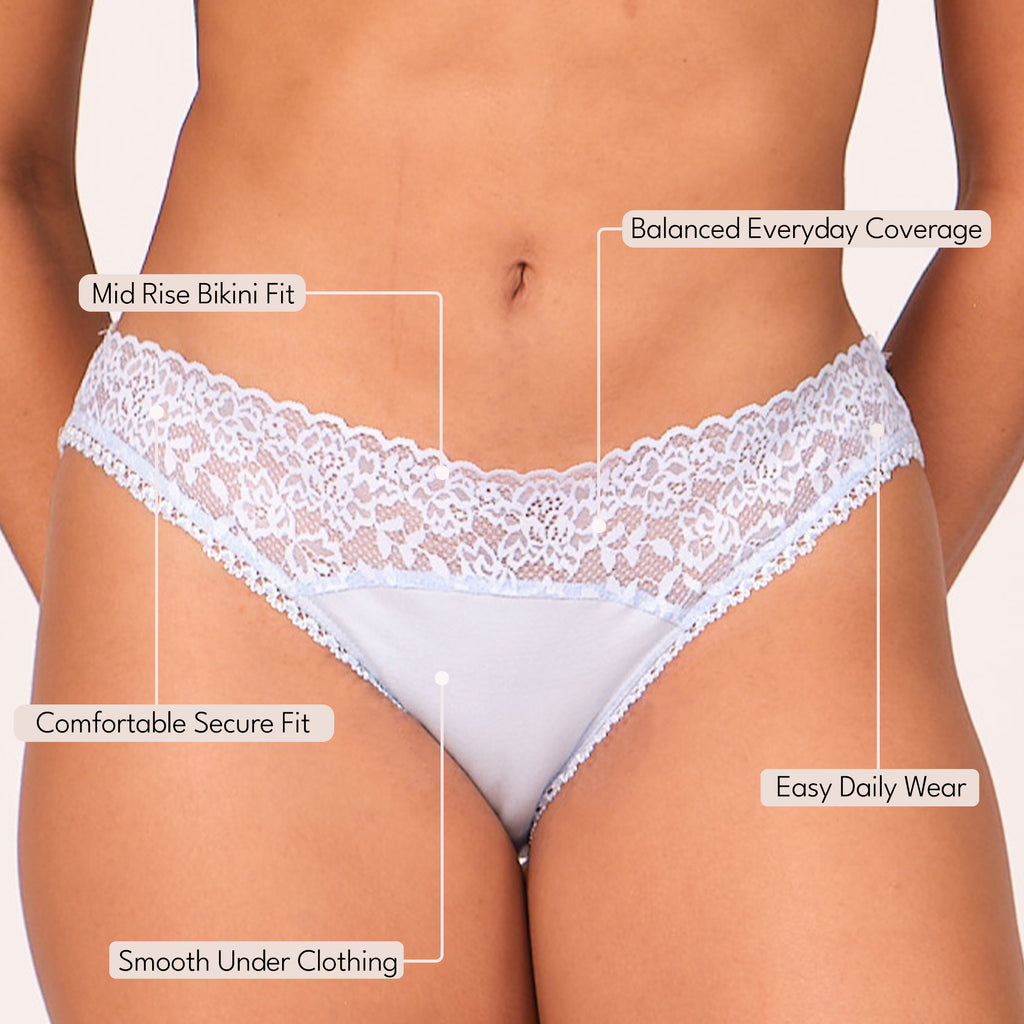 Mid Waist Bikini Panty
