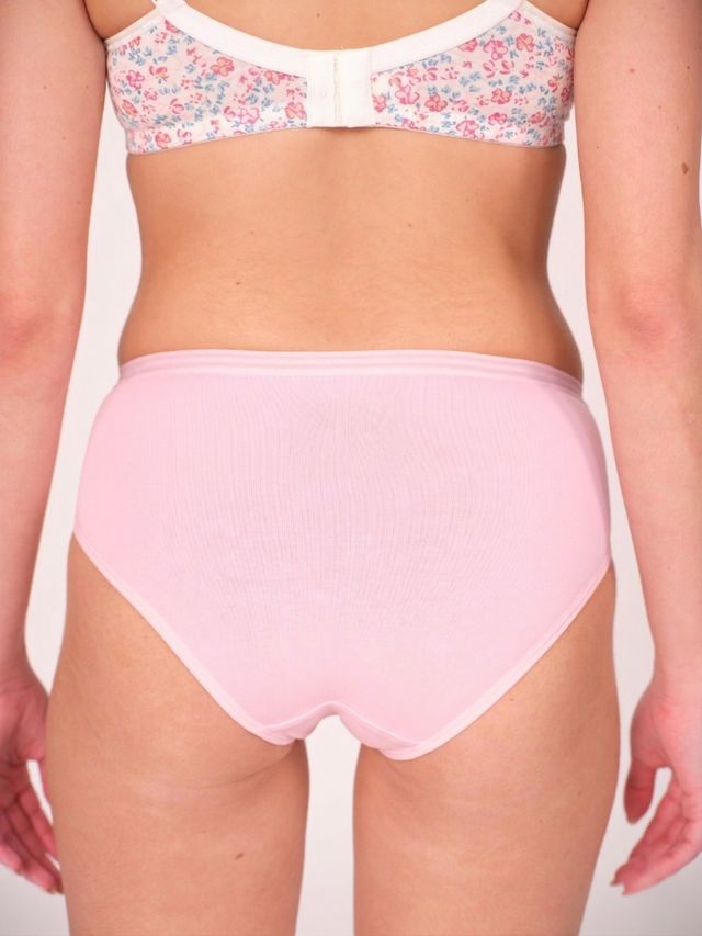 Munns & Mars Womens Cotton Mid Waist Hipster Panty