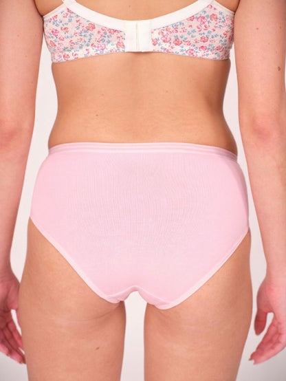 Munns & Mars Womens Cotton Mid Waist Hipster Panty