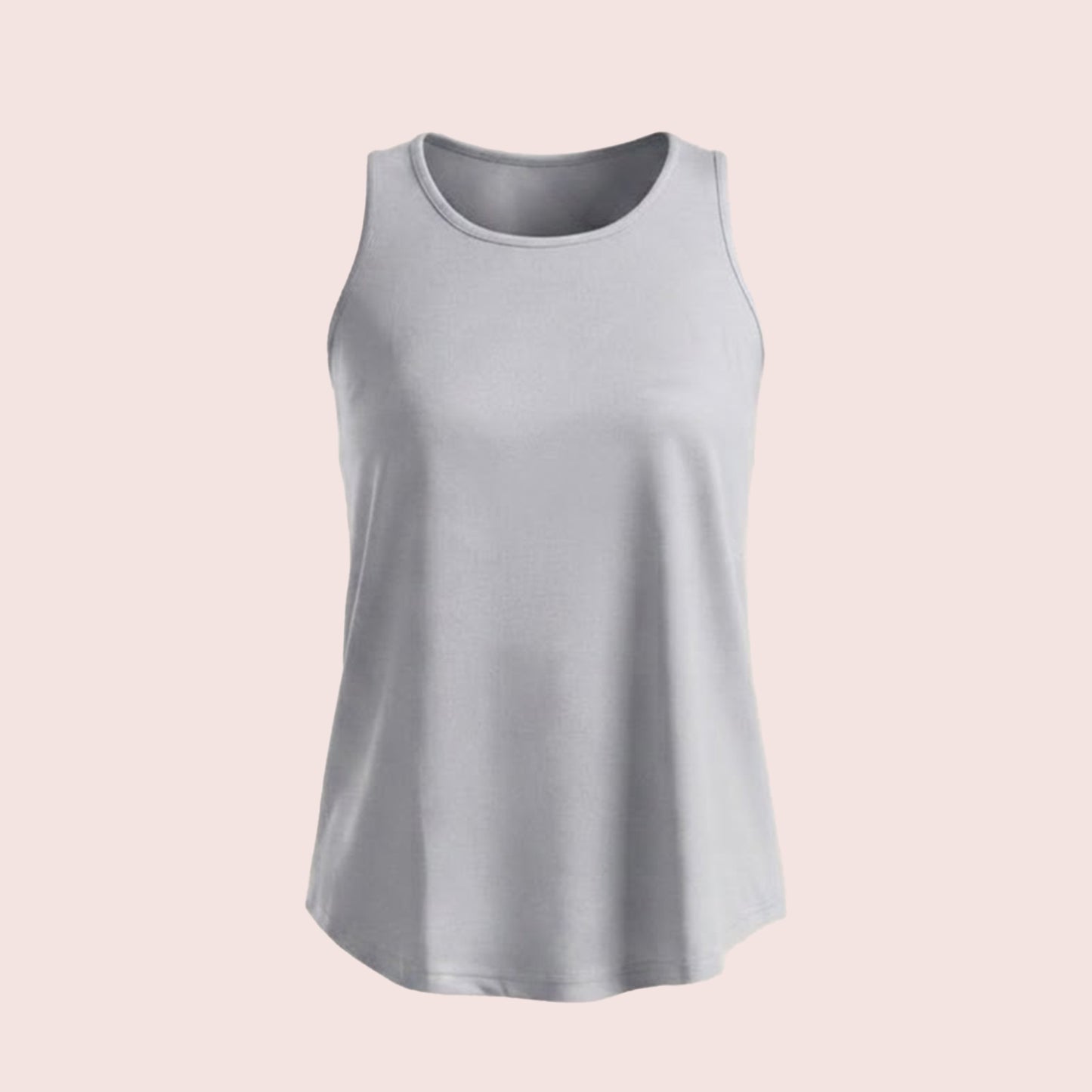 Munns & Mars Womens Activewear Boxpleated Tank Top for Women