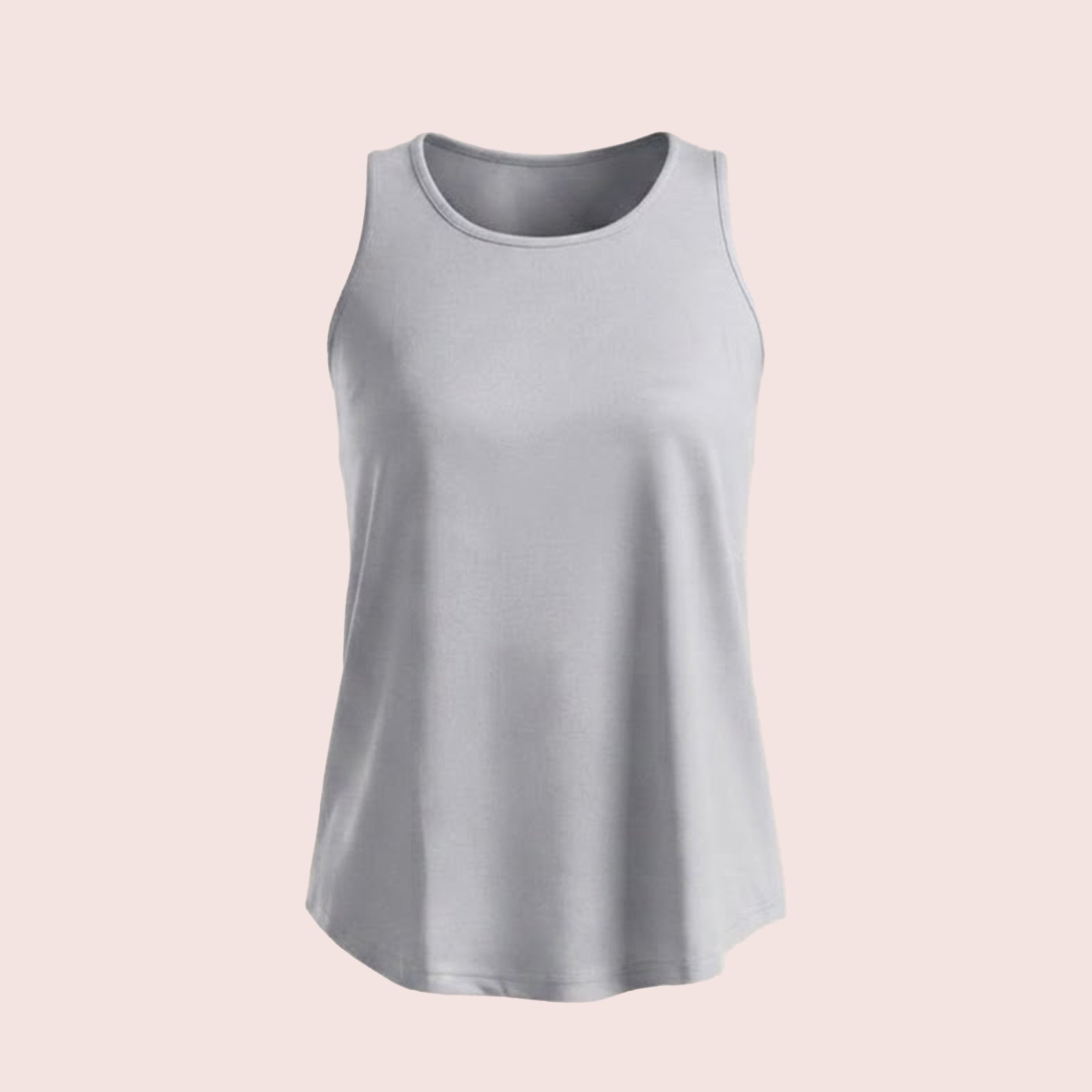 Munns & Mars Womens Activewear Boxpleated Tank Top for Women