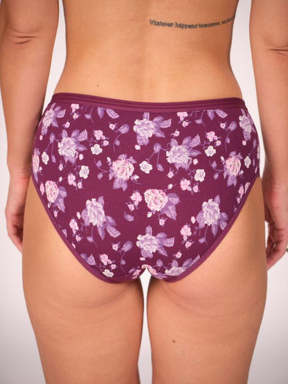 Munns & Mars Womens Cotton Printed Mid Waist Hipster Panty