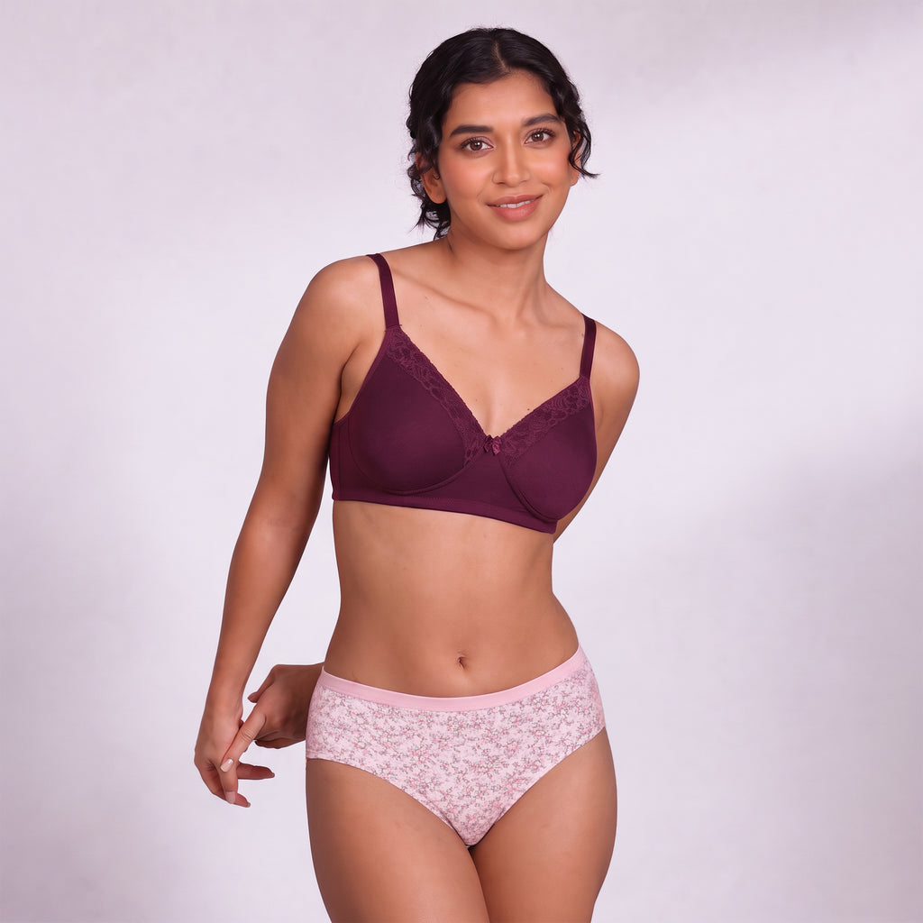 Munns & Mars Womens Pack of 5 Cotton Panties