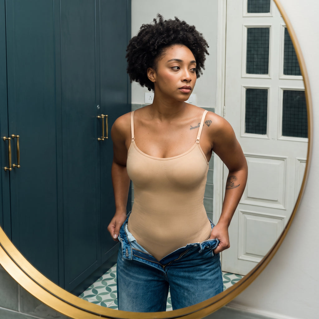 Munns & Mars Womens Seamless Bodysuit Shapewear