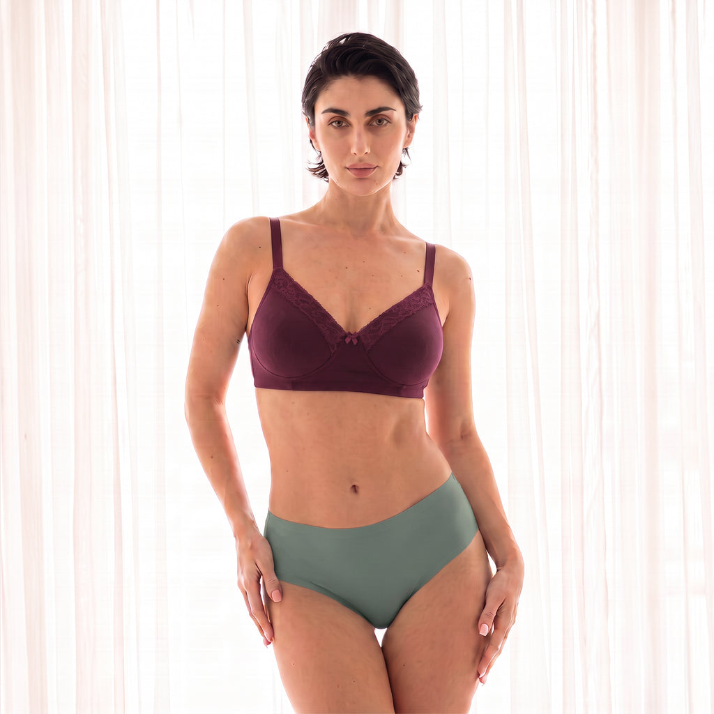 Munns & Mars Womens Seamless Bonded Hipster Panty - Pack of 7