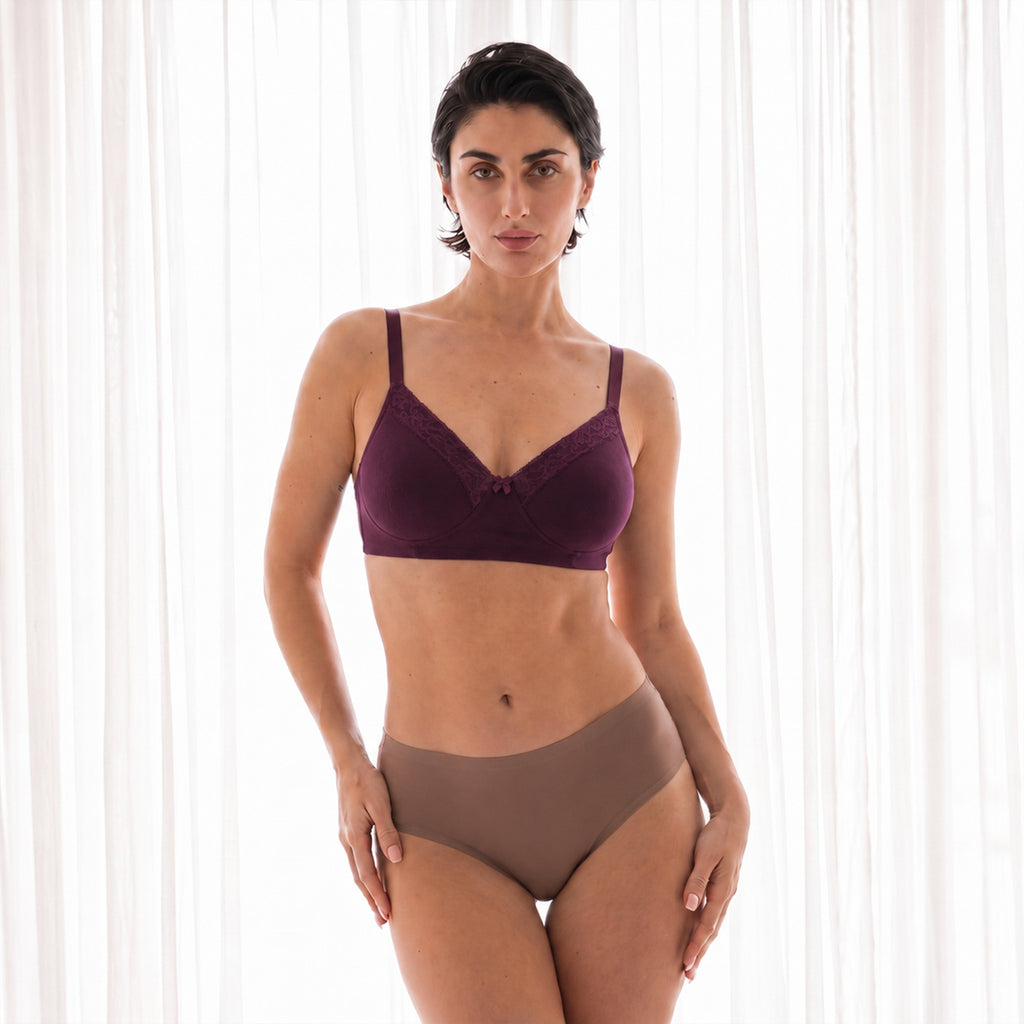 Munns & Mars Womens Seamless Bonded Hipster Panty - Pack of 7