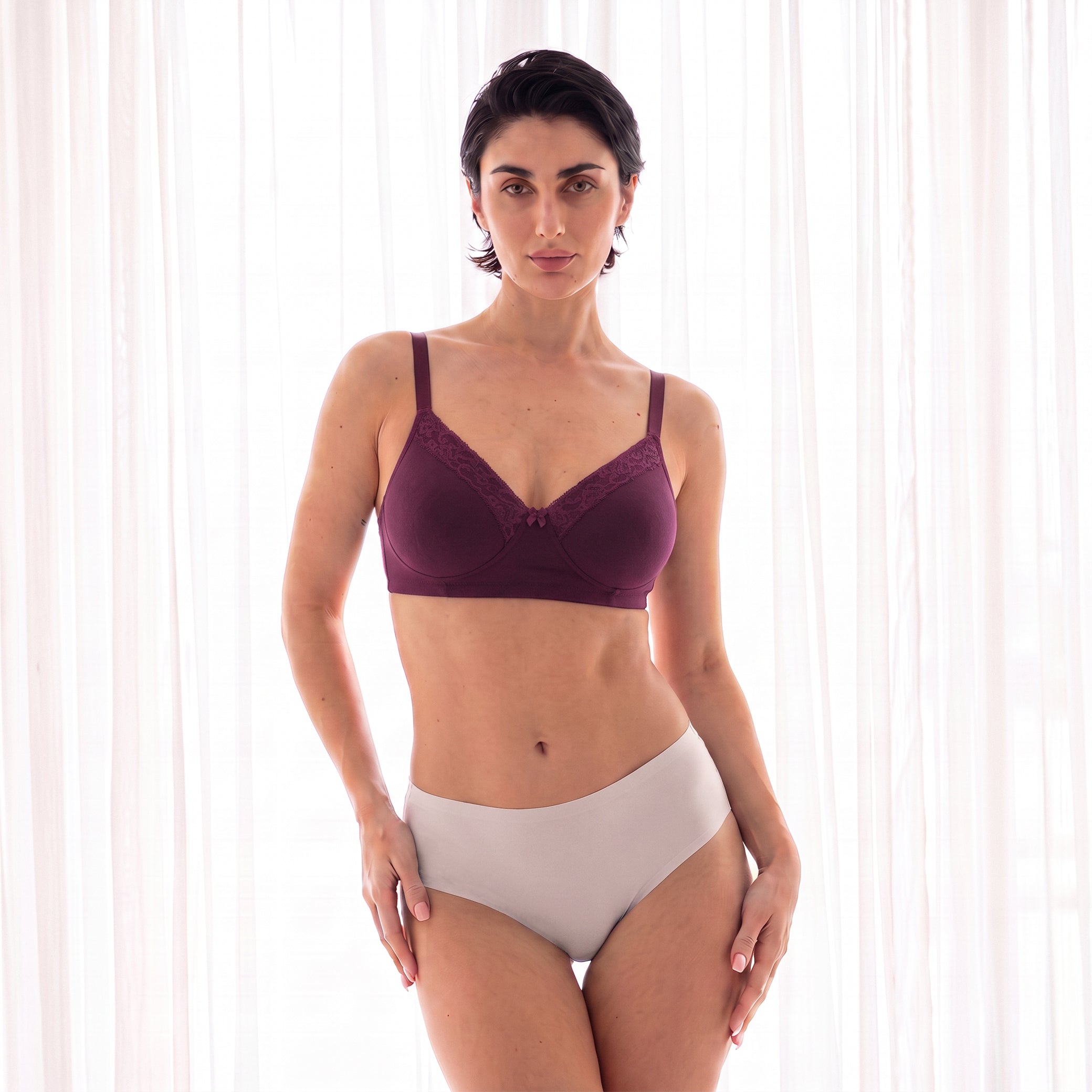 Munns & Mars Womens Seamless Bonded Hipster Panty - Pack of 5