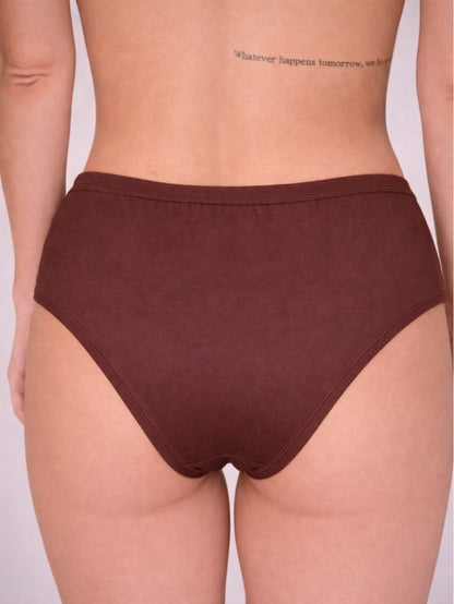 Munns & Mars Womens Cotton Mid Waist Hipster Panty Pack Of 3