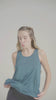 Munns & Mars Box-Pleat Tank Top - Black