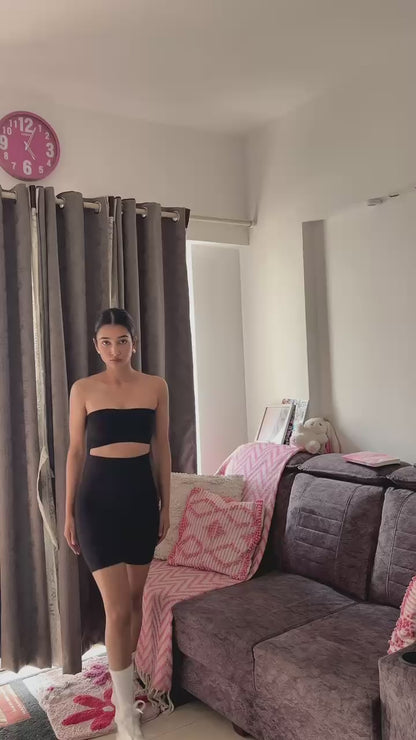 Munns & Mars Seamless Non-Padded Tube Bra - Navy Blue