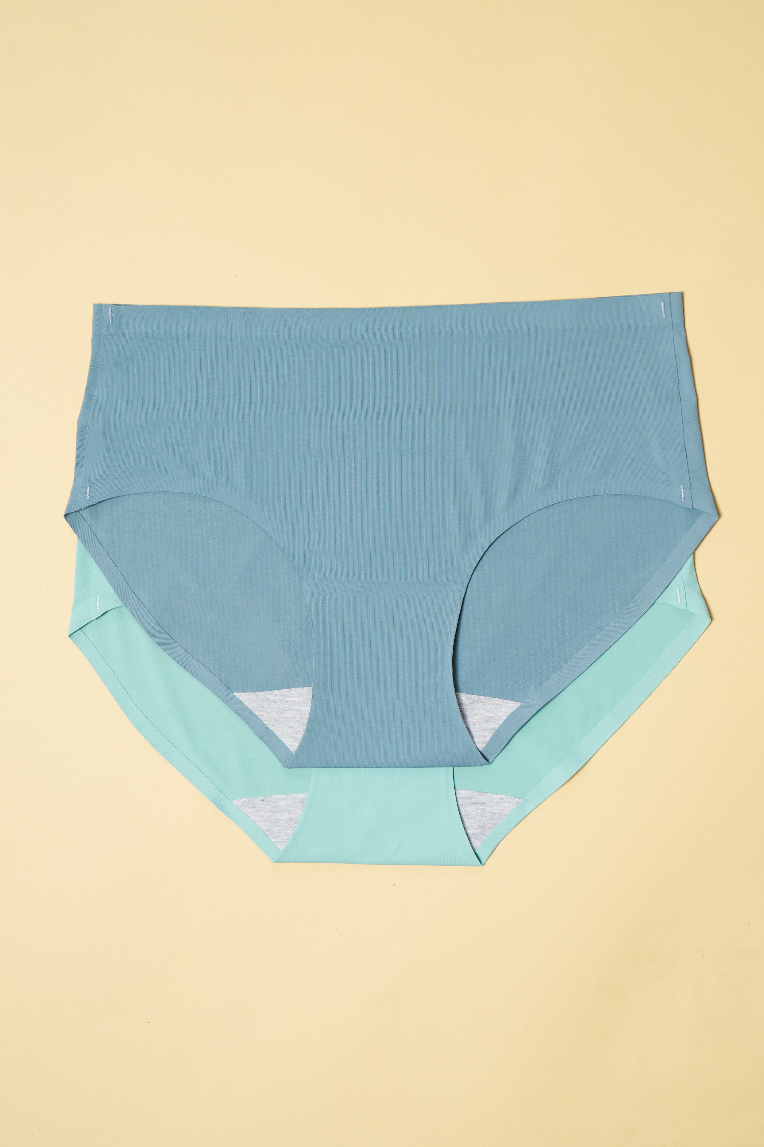 Seamless Bonded Hipster Panty - Lily Mongolia & Turquoise