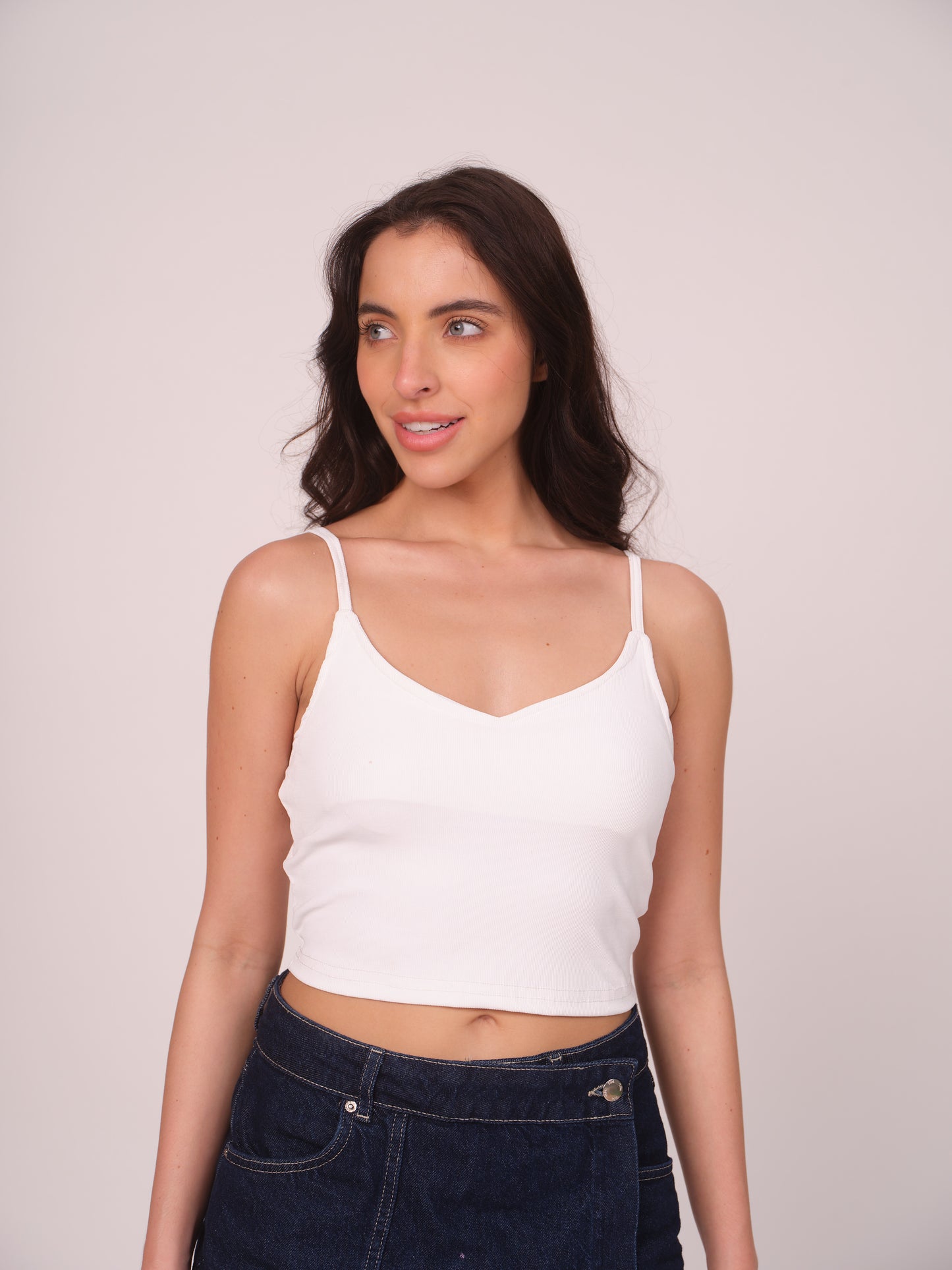 Munns & Mars Casual Tank Top - White