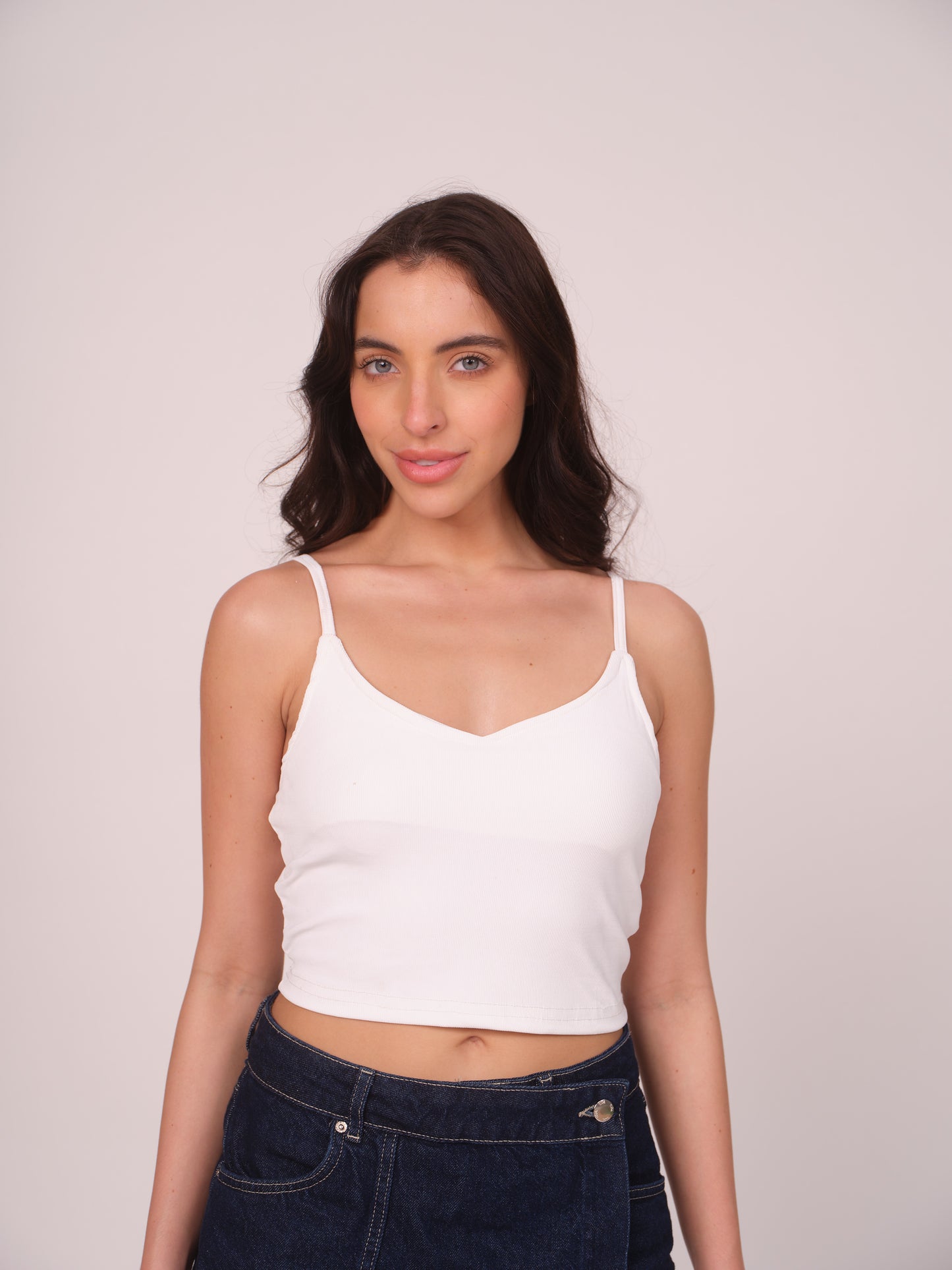 Munns & Mars Casual Tank Top - White