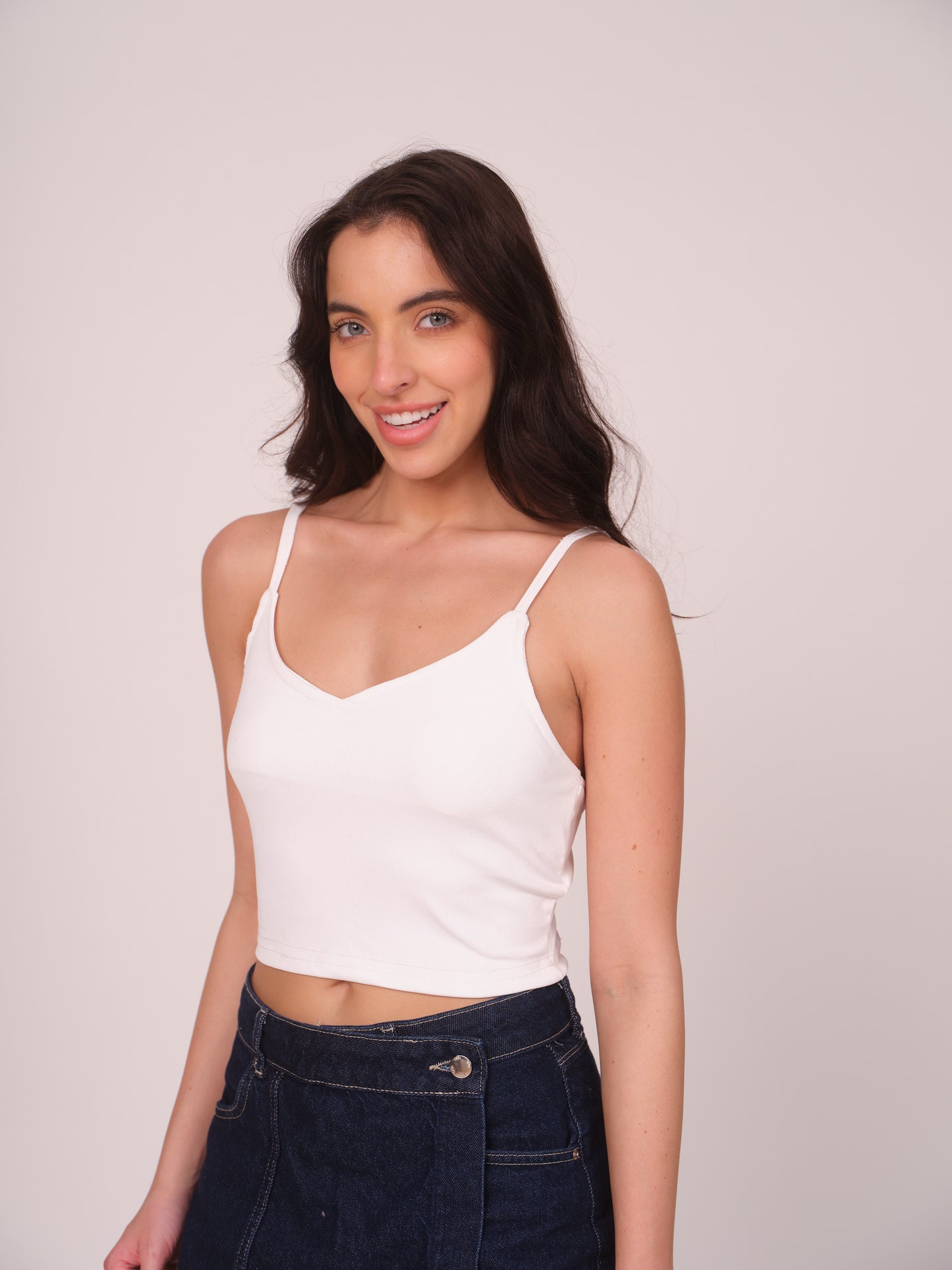 Munns & Mars Casual Tank Top - White