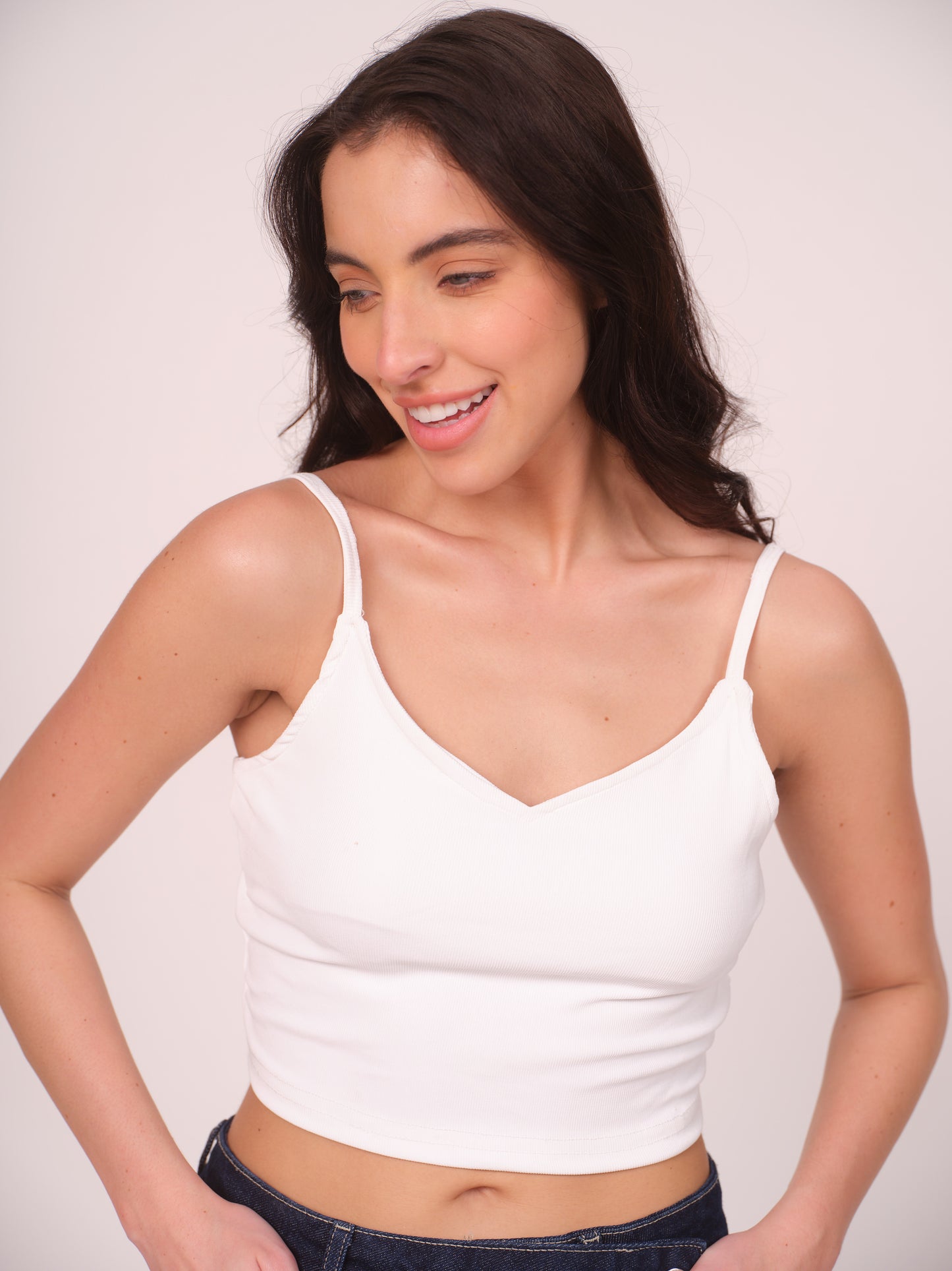 Munns & Mars Casual Tank Top - White