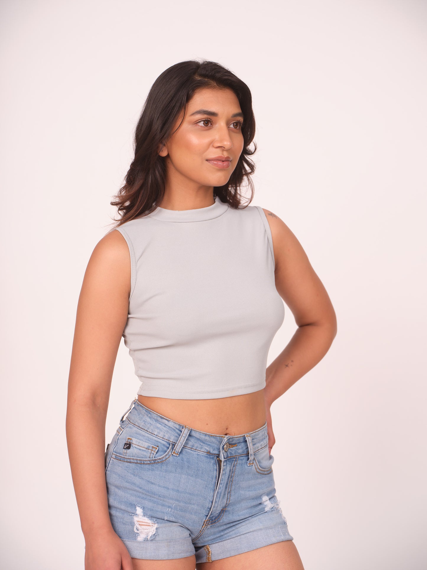 High Neck Active Tank Top