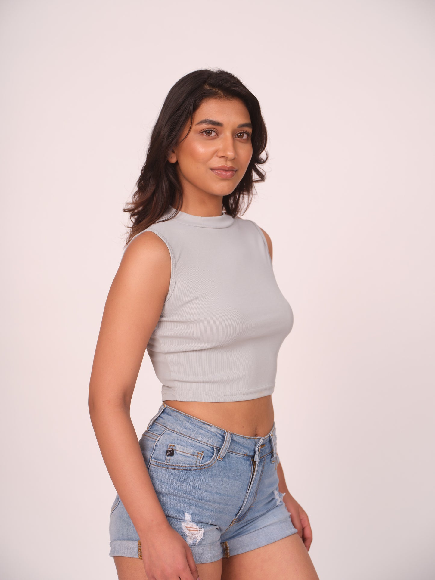 High Neck Active Tank Top