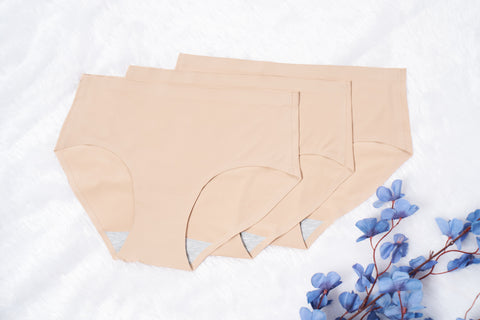 Seamless Bonded Hipster Panty - Beige, Beige & Beige
